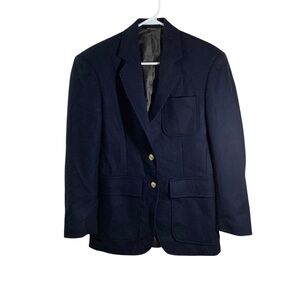 Elite School Wear Wool Classic Navy Men's Suit Jacket NWOT